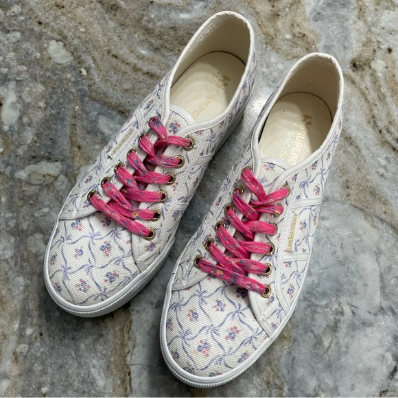 Superga X LoveShackFancy Floral Print Chunky Platform Sneakers - Picture 15 of 15